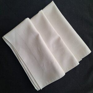 Three Vintage 1990s US Air USAir Airline Jacquard Logo Cloth Napkins First Class